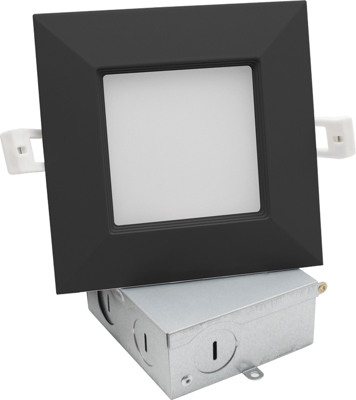Lotus 4" Square Budget Baffle 9W 5CCT 27K-50K White Type IC | LED-S9W-5CCT-SQ-BF