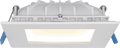 Product Display Visual of the SKU: DS-LED-4-S12W-5CCT-WH-SQ for Marketing of theLotus 4" Square Indirect Slim Recessed LED | DS-LED-4-S12W-5CCT-WH-SQ
