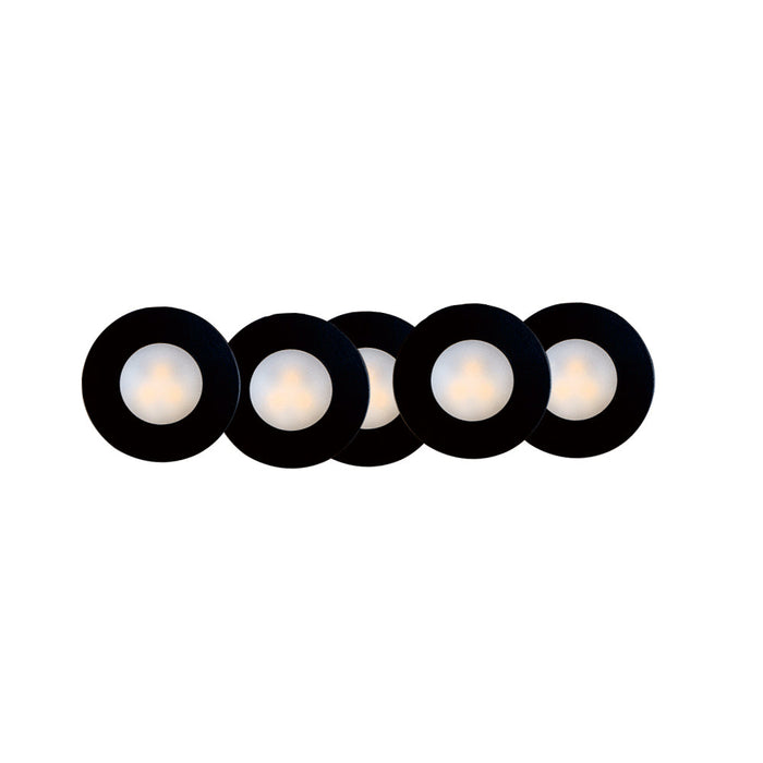 Lotus 5 Pack Mini Puck 1" LED 12V 1W 30K 70 lm Without Connectors | AD-108-5