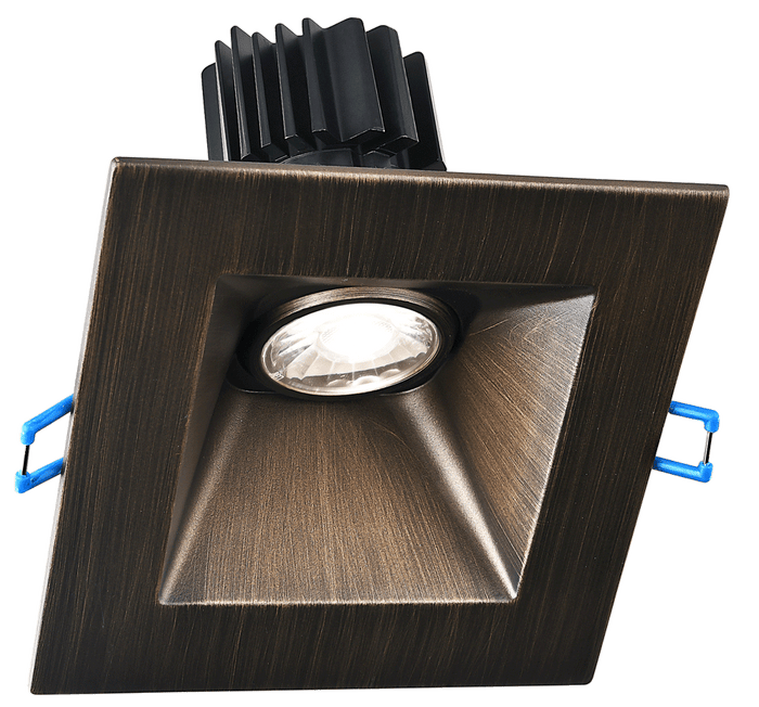 Lotus 5" Square Sloped Regressed Gimbal LED High Output 11W | LSG3-HO-5SSL