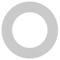 Product Display Visual of the SKU: LBL-6CGR-W for Marketing of theLotus 6" Goof Ring White OD 10 1/2" for TP120-347-RT6-C-DIM-G1-ES | LBL-6CGR-W