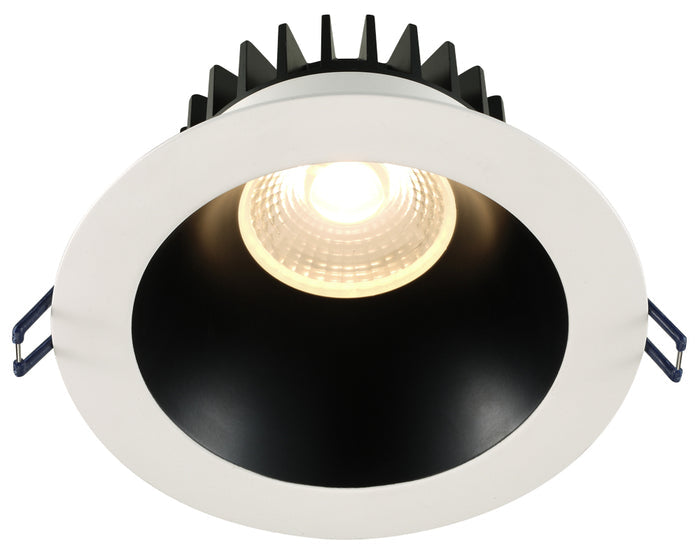 Product Display Visual of the SKU: LD6R-27K-BR-WT for Marketing of theLotus 6" Round Deep Regressed LED Open Plenum 18W | LD6R