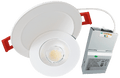 Product Display Visual of the SKU: LED-6-S15W-3K-FG-WH for Marketing of theLotus 6" Round Floating Gimbal Recessed LED 15W 3000K | LED-6-S15W-3K-FG