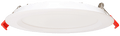 Product Display Visual of the SKU: LED-6-S12W-2700K-6500KWH-R-BF for Marketing of theLotus 6" Round Regresed Baffle LED 12W Wi-Fi + Bluetooth Tuneable 2700-6500K White Damp Type IC Air-Tight | LED-6-S12W-2700K-6500KWH-R-BF