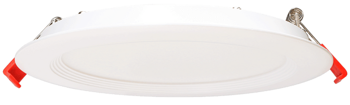 Product Display Visual of the SKU: LED-6-S12W-2700K-6500KWH-R-BF for Marketing of theLotus 6" Round Regresed Baffle LED 12W Wi-Fi + Bluetooth Tuneable 2700-6500K White Damp Type IC Air-Tight | LED-6-S12W-2700K-6500KWH-R-BF