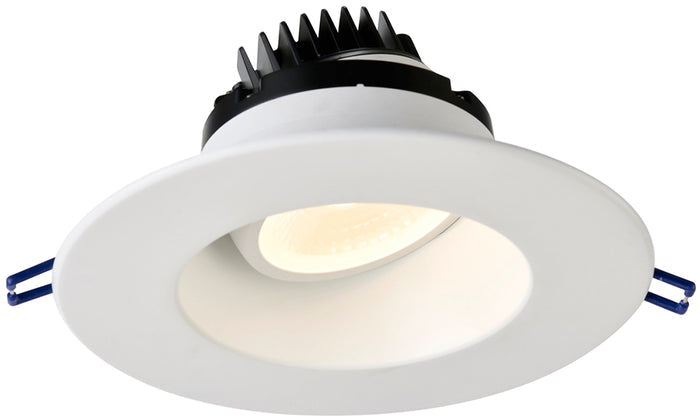 Product Display Visual of the SKU: LRG6-3018K-HO-WH for Marketing of theLotus 6" Round Regressed Gimbal LED High Output 18W | LRG6-HO