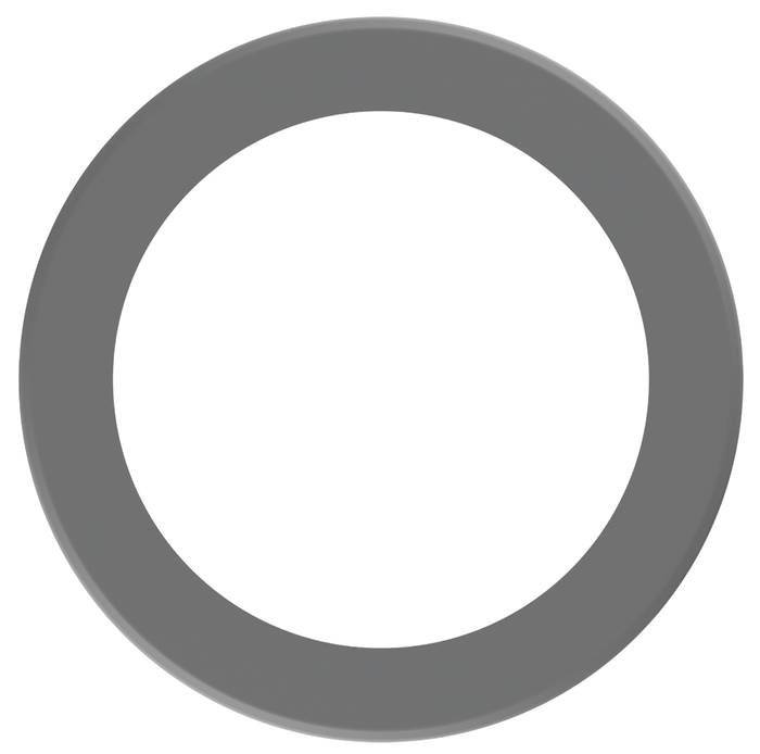 Product Display Visual of the SKU: LBL-6CRT-S for Marketing of theLotus 6" Silver Round Trim Cover for TP120-347-RT6-C-DIM-G1-ES | LBL-6CRT-S