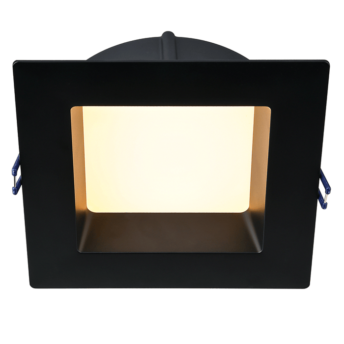 Product Display Visual of the SKU: LE6SR-5CCT-BK for Marketing of theLotus 6" Square Regressed Economy 5CCT IC Wet CRI 90+ | LE6SR