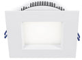Product Display Visual of the SKU: LL6SR-27K-WH for Marketing of theLotus 6" Square Regressed Open Plenum LED 18W | LL6SR