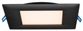 Product Display Visual of the SKU: LL6S-30K-BK for Marketing of theLotus 6" Square Super Thin Recessed LED 17W | LL6S