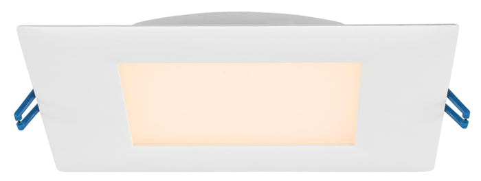 Product Display Visual of the SKU: LL6S-27K-WH for Marketing of theLotus 6" Super Thin Square 17W 120V 110° CRI 80 Wet Type IC Air-Tight Energy Star | LL6S-27K-WH