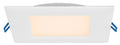 Product Display Visual of the SKU: LL6S-27K-WH for Marketing of theLotus 6" Super Thin Square 17W 120V 110° CRI 80 Wet Type IC Air-Tight Energy Star | LL6S-27K-WH