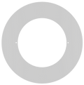 Product Display Visual of the SKU: LBL-8CGR-W for Marketing of theLotus 8" Goof Ring White OD 12 1/2" for TP120-347-RT8-C-DIM-G1-ES | LBL-8CGR-W