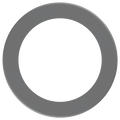 Product Display Visual of the SKU: LBL-8CRT-S for Marketing of theLotus 8" Silver Round Trim Cover for TP120-347-RT8-C-DIM-G1-ES | LBL-8CRT-S