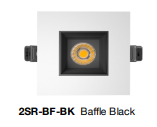 Lotus EOL - 2" Recessed Economy LED Round and Square 8W 3CCT | JXL-COB02-S08W-CCT-2SR-SM-WH