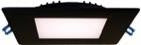 Lotus EOL - 6" Slim Square Original Series 14W 120V 110° CRI 80 Wet Type IC Air-Tight | LY6S/30K/WH