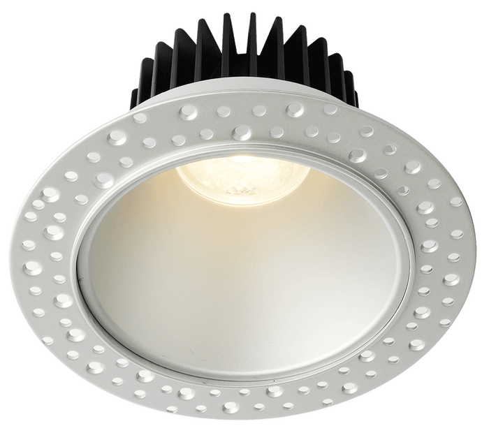 Lotus LD4R-HO 18W high-output 4-inch invisible trim deep regressed LED downlight with silver reflector