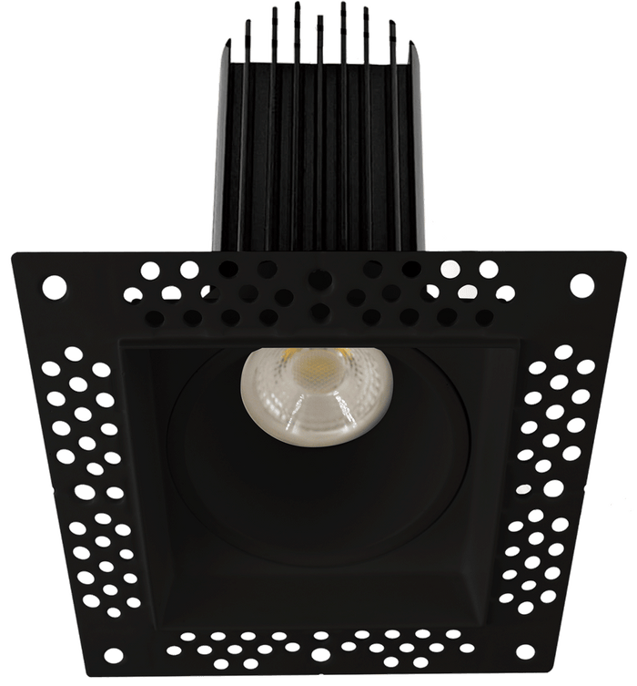 Lotus LED-2-S15W-T-SQ 2" Trimless Square Recessed LED - 5CCT or Dim to Warm | LED-2-S15W-L5CCT-T-SQ