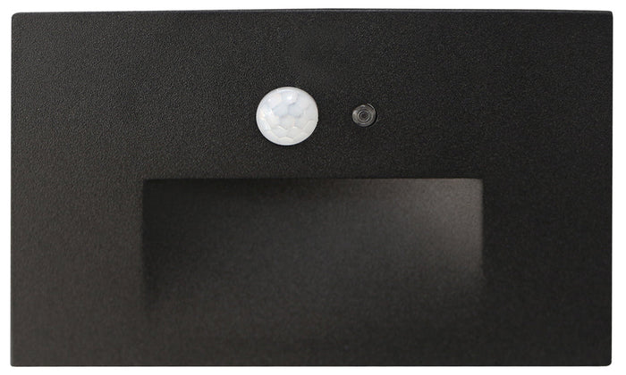 Lotus LED Step Light Horizontal with Motion Sensor & Photocell | LSD03-3K