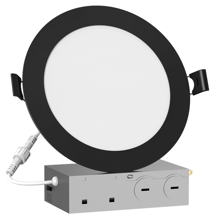 Lotus Lotolite 6" Slim Round Panel LED 12W 5CCT 1400 lm White Type IC Air-Tight Energy Star CRI 90+ | MOQ 28 | SC-DL12-D06H-A1-61RE-WH