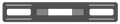 Product Display Visual of the SKU: MP-5-10-LIN for Marketing of theLotus Mounting Plate for Linear 5 & 10 Head 26" Flat | MP-5-10-LIN