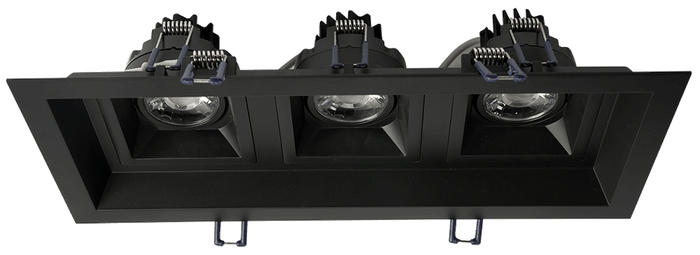 Product Display Visual of the SKU: LLL-M3-BK for Marketing of theLotus Multi 3 Head for LSG3-TT | LLL-M3