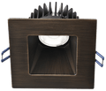 Product Display Visual of the SKU: 4S-ORB for Marketing of theLotus Square Oil Rubbed Bronze Trim Trim for model LD4S | 4S-TRIM