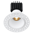 Studio Photography Marketing Image of Lotus LED Lights Product L3F-RDI-WH-LW24-3K95 for SimplySecured.ca Shopify