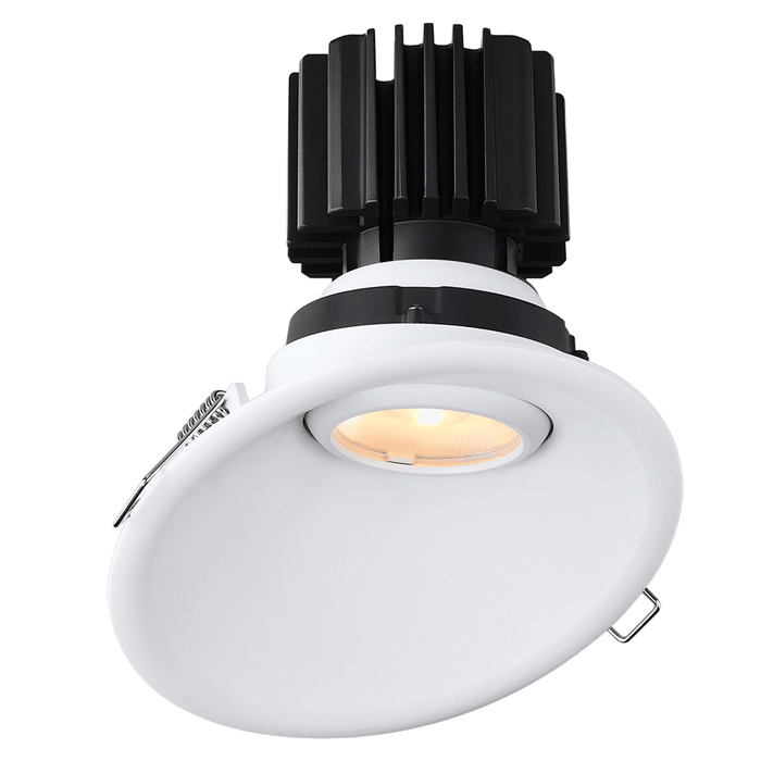 Studio Photography Marketing Image of Lotus LED Lights Product L3G-RST-WH-LW24-3K95 for SimplySecured.ca Shopify