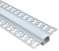 Product Display Visual of the SKU: LH-5713-SW-4FT for Marketing of theLotus Trimless Mud-in Mount Aluminum Profile 57 x 13 mm with White Diffused Cover | LH-5713-SW