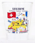 Lucerne Switzerland Great Swiss Cities Collection Shot Glass
