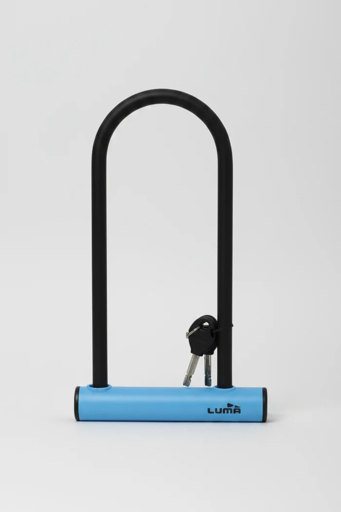 LUMA U Lock 180 x 320mm 12mm Bar Thickness - Blue
