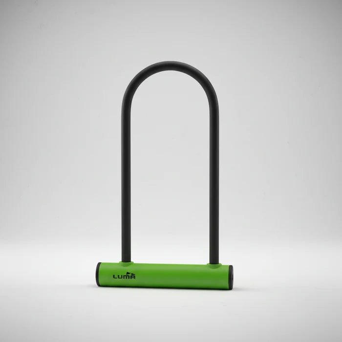 LUMA U lock 180 x 320mm 12mm Bar Thickness - Green