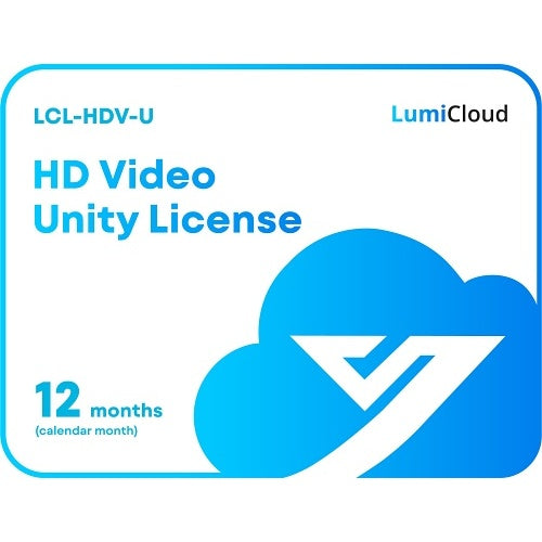 Luminys LCL-HDV-U LumiCloud HD Video Unity NVR Channel (Annual Subscription License) for Canadian security dealers at SimplyControlled.ca