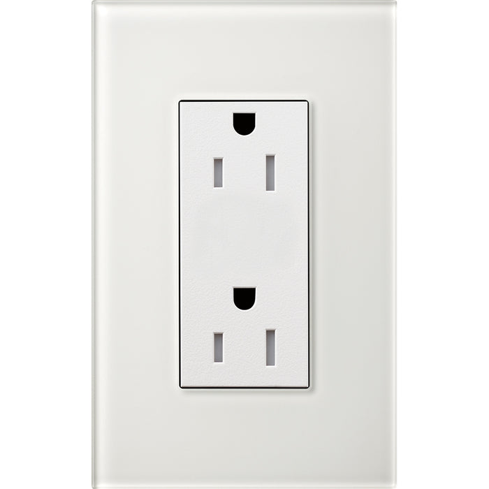 Lutron Architectural 15A Tamper-Resistant Duplex Receptacle | LTR-15-TR
