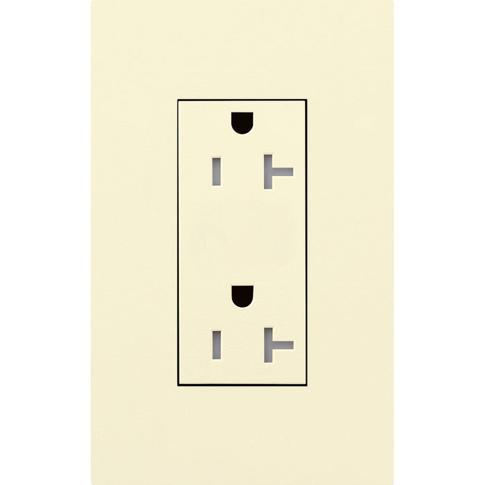 Lutron Architectural 20A Tamper-Resistant Duplex Receptacle | LTR-20-TR