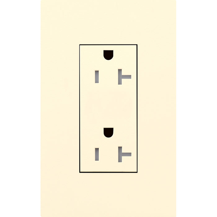 Lutron Architectural 20A Tamper-Resistant Duplex Receptacle | LTR-20-TR