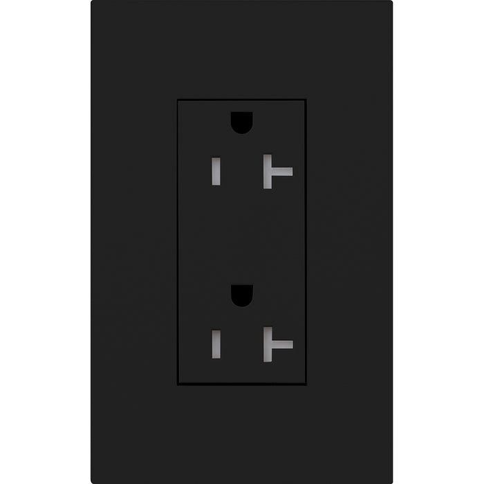Lutron Architectural 20A Tamper-Resistant Duplex Receptacle | LTR-20-TR