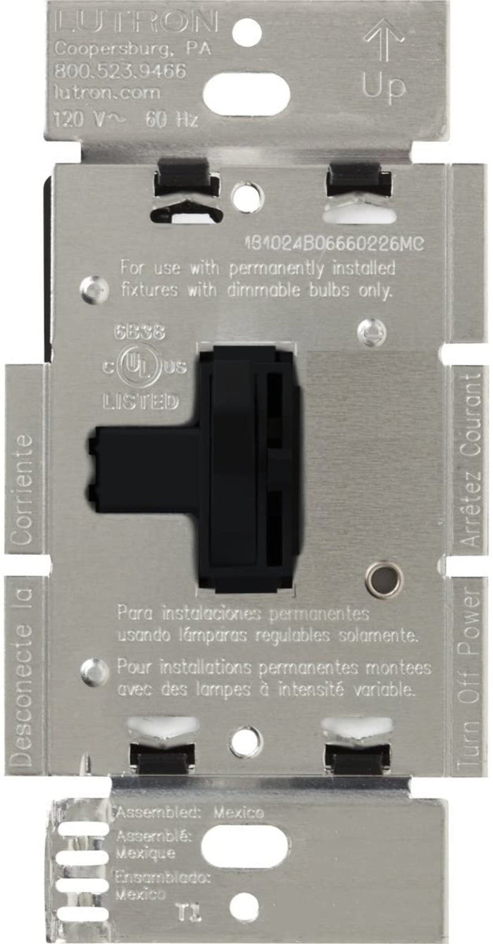 Ariadni Dimmer, Magnetic Low-Voltage, Single-pole, preset, 120V/600VA (450W) in white, for Canada