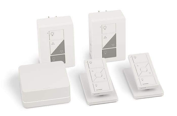 Lutron Caséta PRO Dimmer Kit - Smart Hub PRO + In-Wall Dimmer | P-BDG-PKG2P-C
