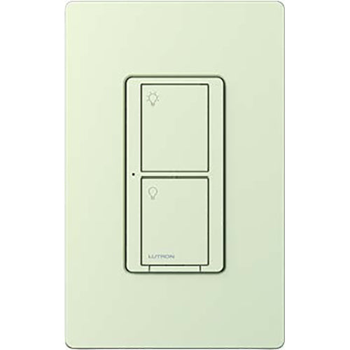 Lutron Caseta Wireless Smart Switch RF 2-Button On/Off Switch 5A Lighting/3A Fan - Clear Connect Type A, No Neutral Required | PD-5S-DV