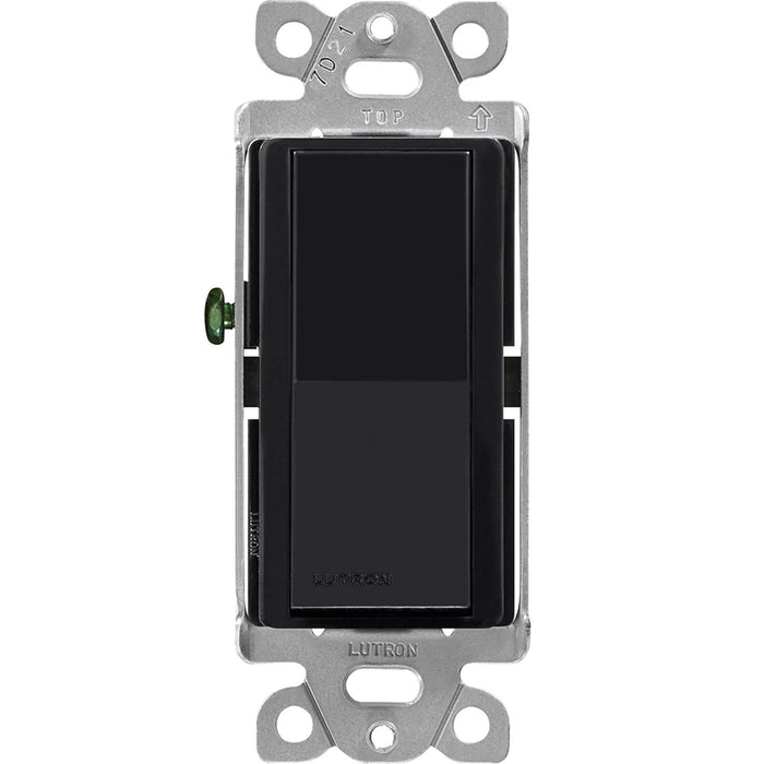 Lutron Claro 15 Amp, Single-Pole On/Off Rocker Switch, Brown
