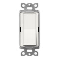 Product Display Visual of the SKU: SC-1PS-RW for Marketing of theLutron Claro 15A On/Off Rocker Switch - Single Pole Decorator | SC-1PS