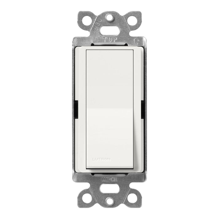 Product Display Visual of the SKU: SC-1PS-RW for Marketing of theLutron Claro 15A On/Off Rocker Switch - Single Pole Decorator | SC-1PS
