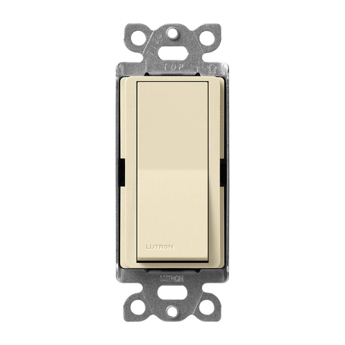 Lutron Claro 15 Amp, Single-Pole On/Off Rocker Switch, Sand