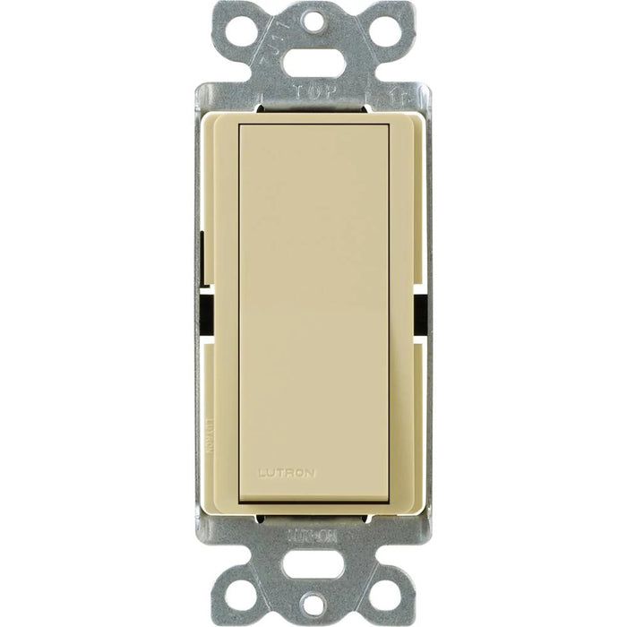Lutron Claro 15A Single Pole Switch with Locator Light - Decorator Rocker | CA-1PSNL
