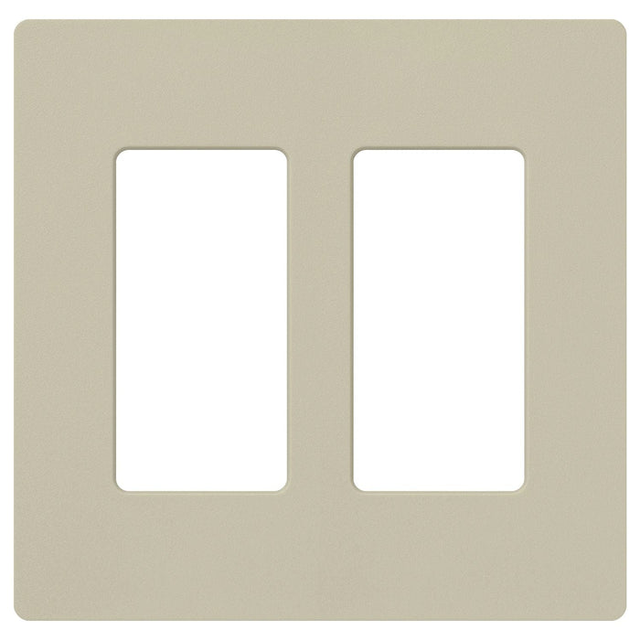 Lutron Claro 2-Gang Screwless Wall Plate | SC-2