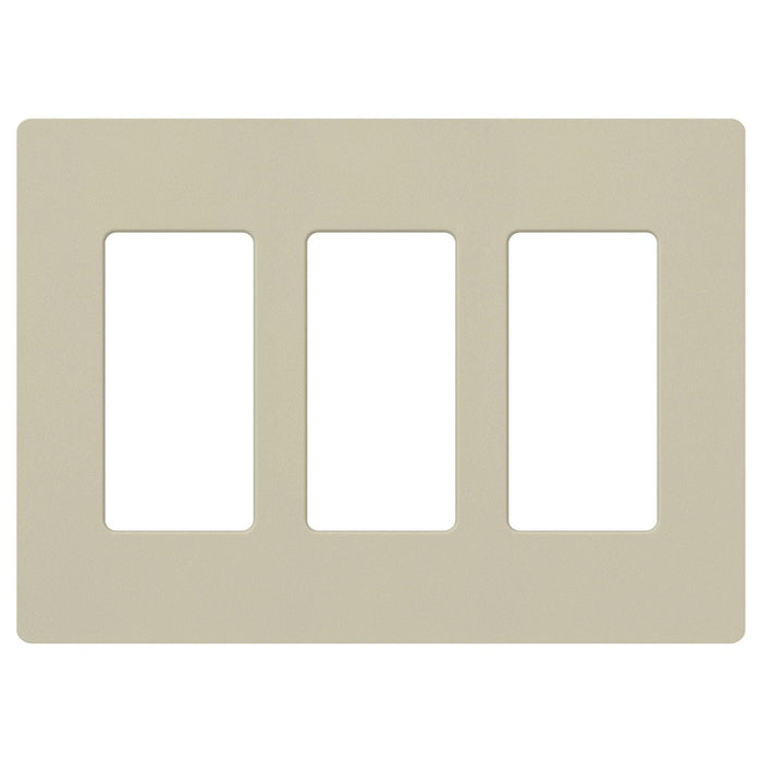 Lutron Claro 3-Gang Screwless Wall Plate | SC-3