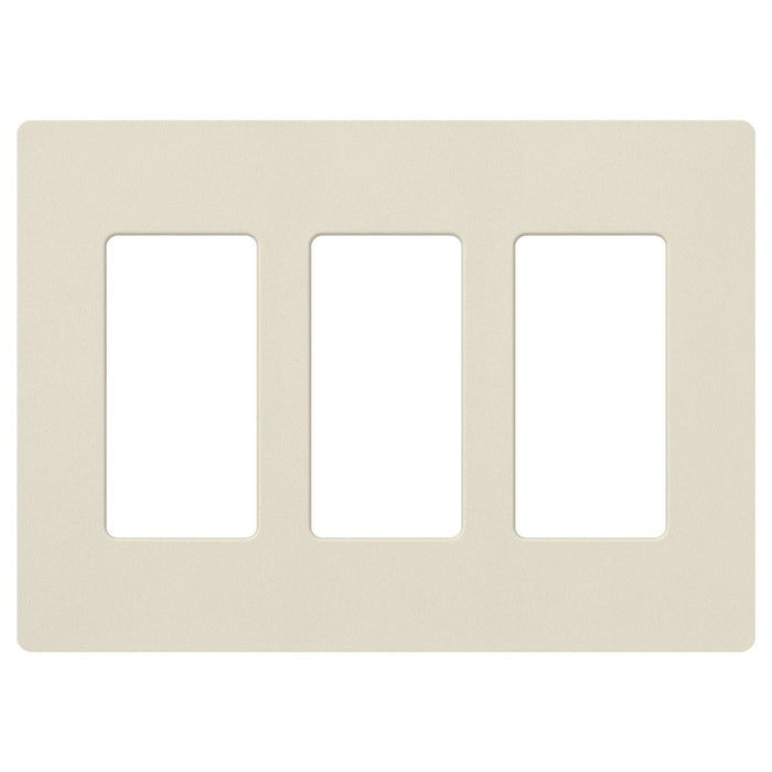 Lutron Claro 3-Gang Screwless Wall Plate | SC-3
