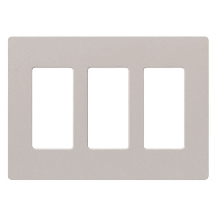 Lutron Claro 3-Gang Screwless Wall Plate | SC-3